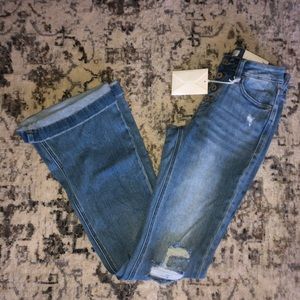 Brand new light wash flare jeans